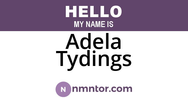Adela Tydings