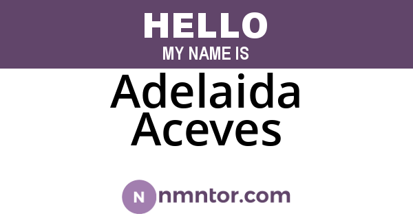 Adelaida Aceves