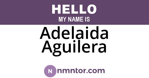 Adelaida Aguilera