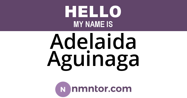Adelaida Aguinaga