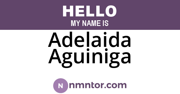Adelaida Aguiniga