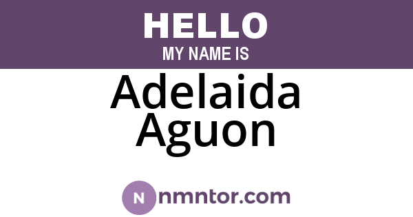 Adelaida Aguon