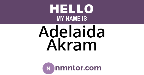 Adelaida Akram