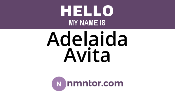Adelaida Avita