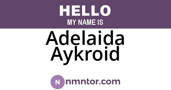 Adelaida Aykroid