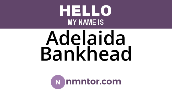 Adelaida Bankhead