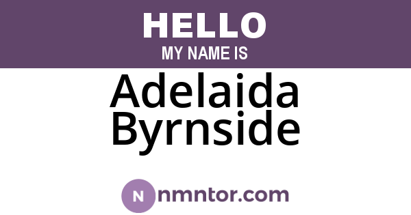 Adelaida Byrnside