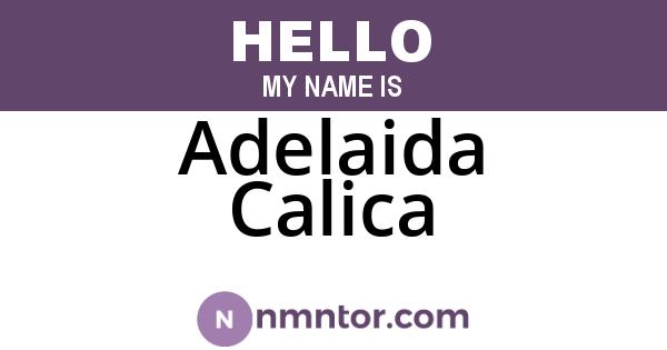 Adelaida Calica