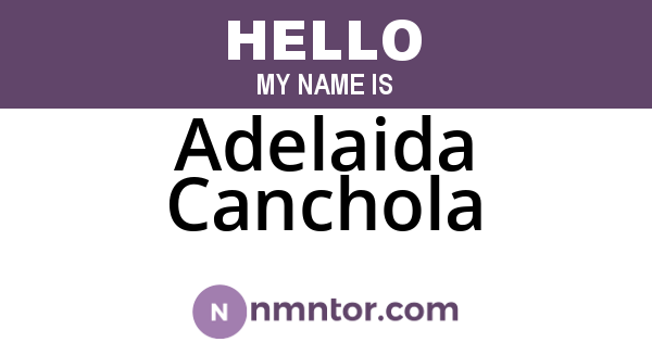 Adelaida Canchola