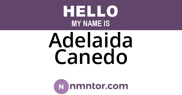Adelaida Canedo