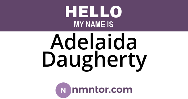Adelaida Daugherty