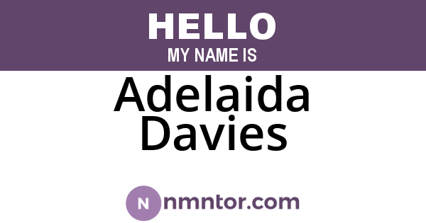 Adelaida Davies