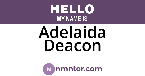 Adelaida Deacon
