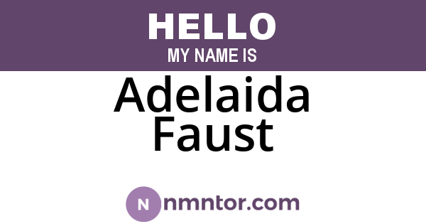 Adelaida Faust