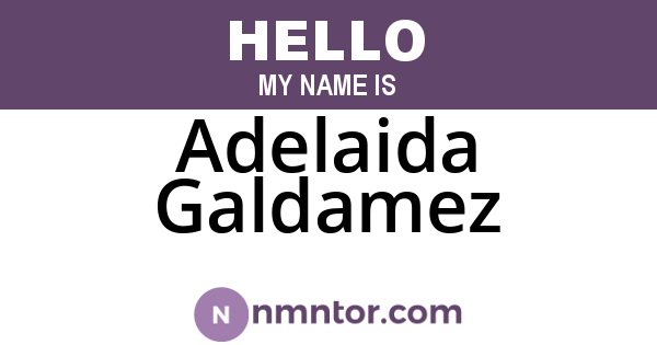 Adelaida Galdamez