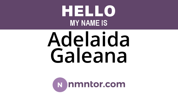 Adelaida Galeana