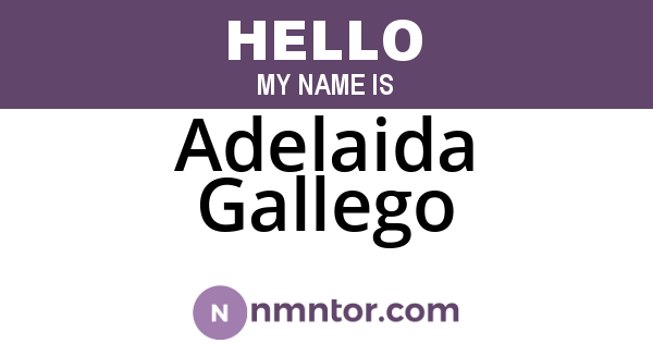 Adelaida Gallego