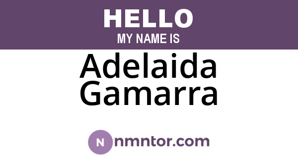 Adelaida Gamarra