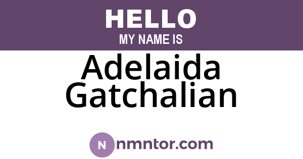 Adelaida Gatchalian