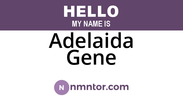 Adelaida Gene
