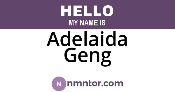 Adelaida Geng