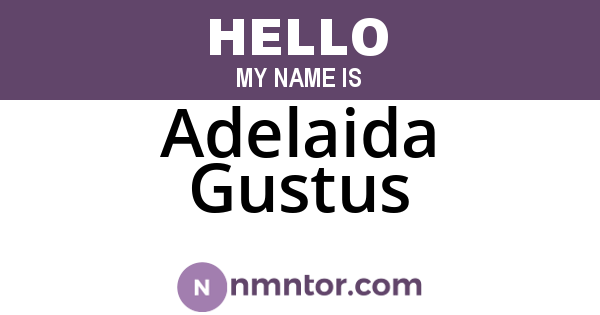 Adelaida Gustus
