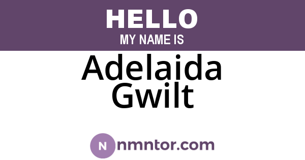 Adelaida Gwilt