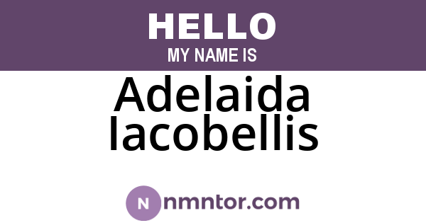 Adelaida Iacobellis