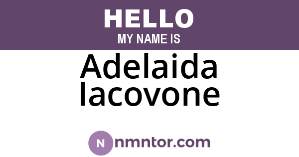 Adelaida Iacovone