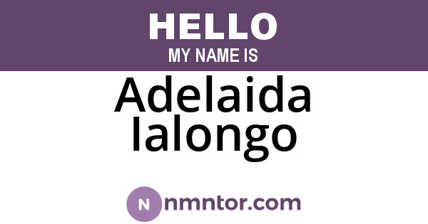 Adelaida Ialongo