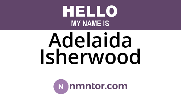 Adelaida Isherwood