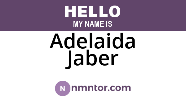 Adelaida Jaber