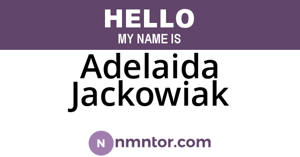 Adelaida Jackowiak
