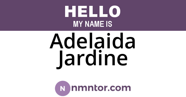 Adelaida Jardine