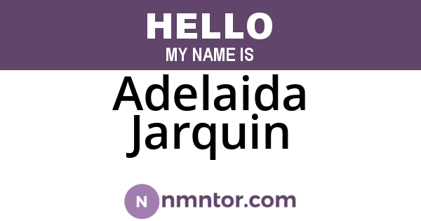 Adelaida Jarquin