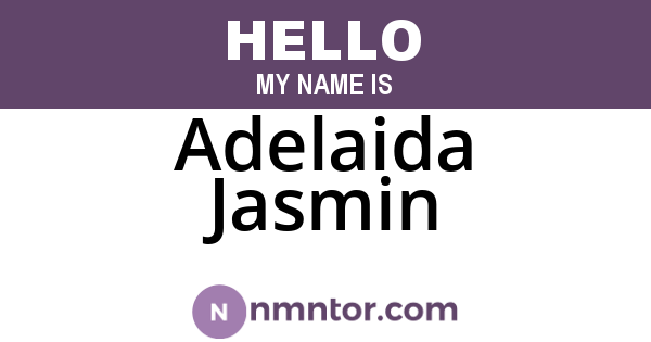 Adelaida Jasmin