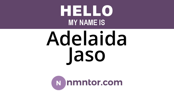 Adelaida Jaso
