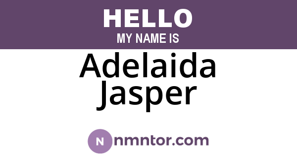 Adelaida Jasper