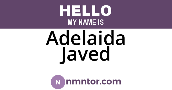 Adelaida Javed
