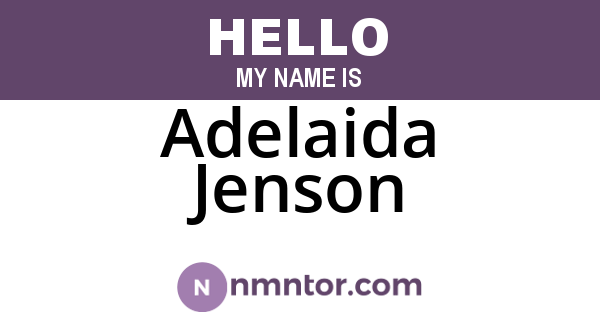 Adelaida Jenson