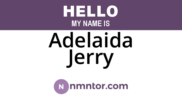 Adelaida Jerry