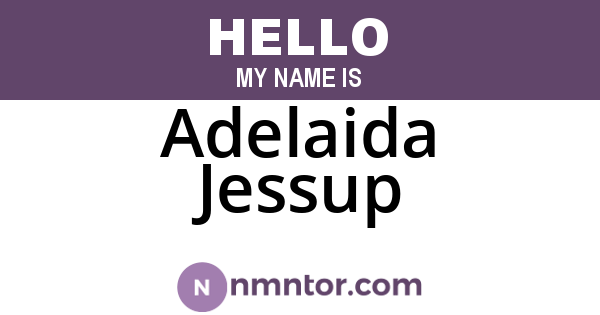 Adelaida Jessup