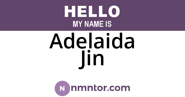 Adelaida Jin