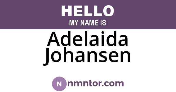 Adelaida Johansen