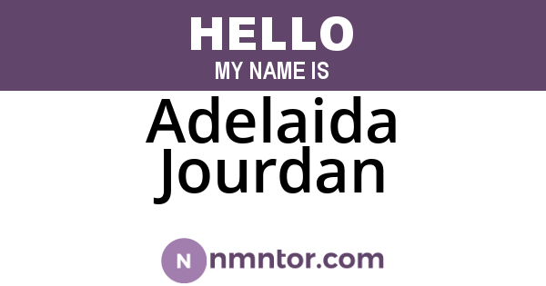 Adelaida Jourdan