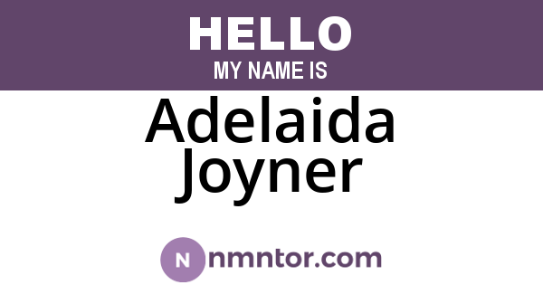 Adelaida Joyner
