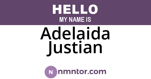 Adelaida Justian