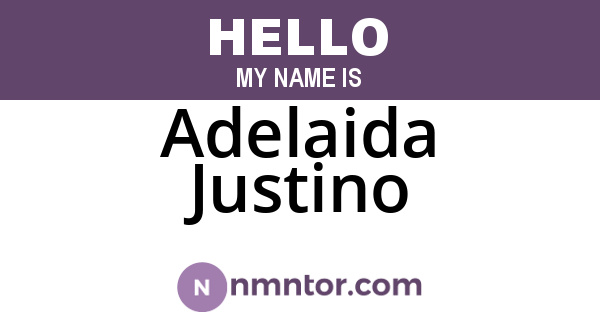 Adelaida Justino