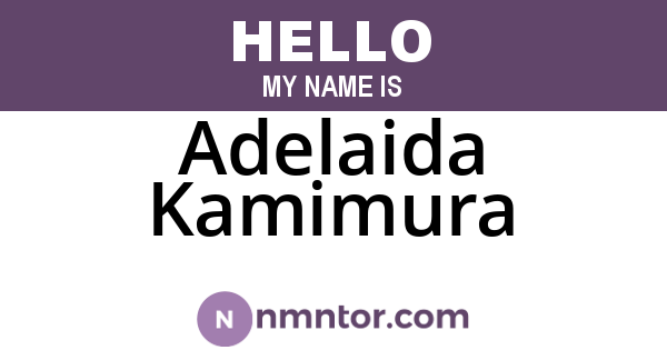 Adelaida Kamimura