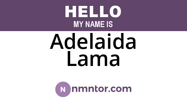 Adelaida Lama